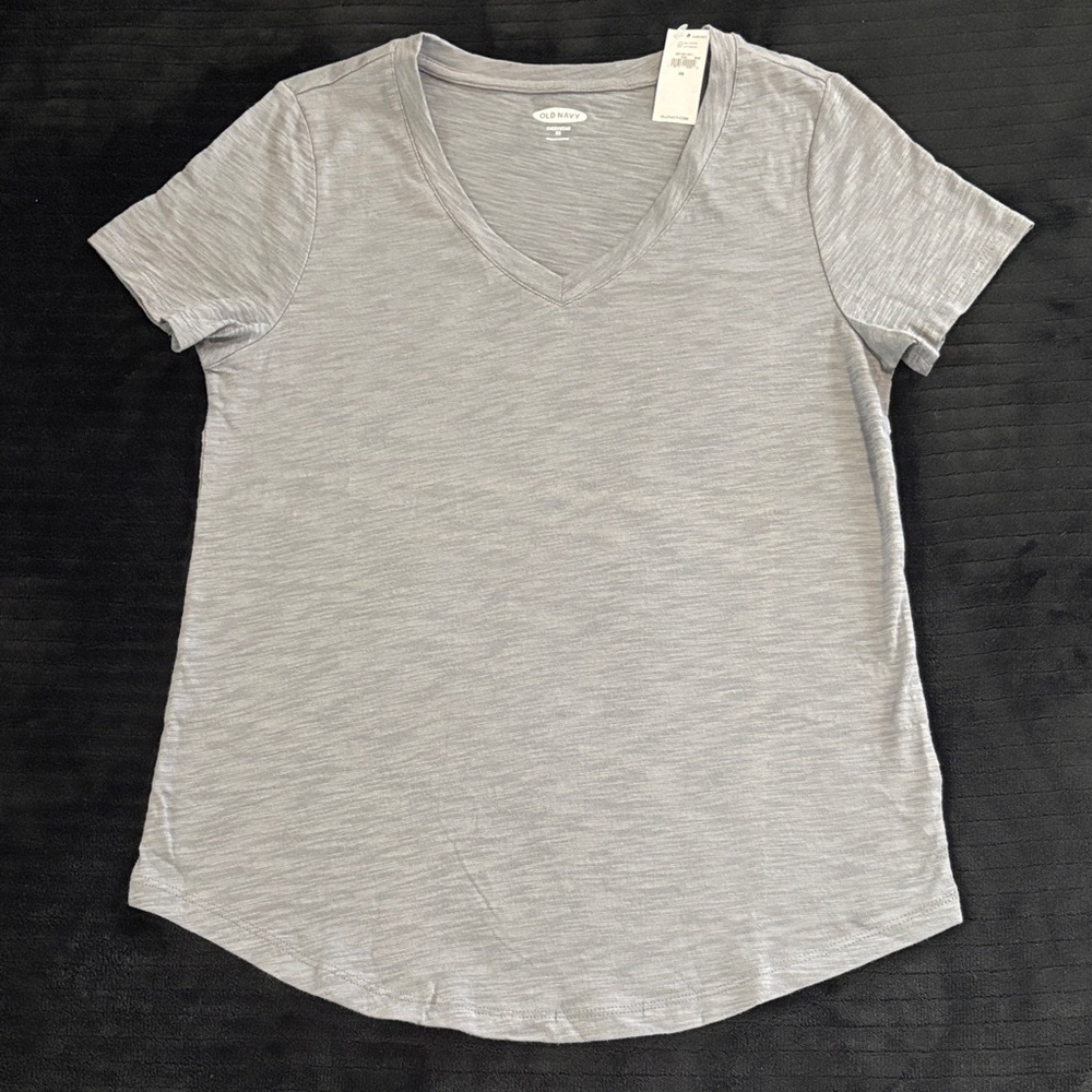 XS Old Navy Light Gray V-Neck Tee
